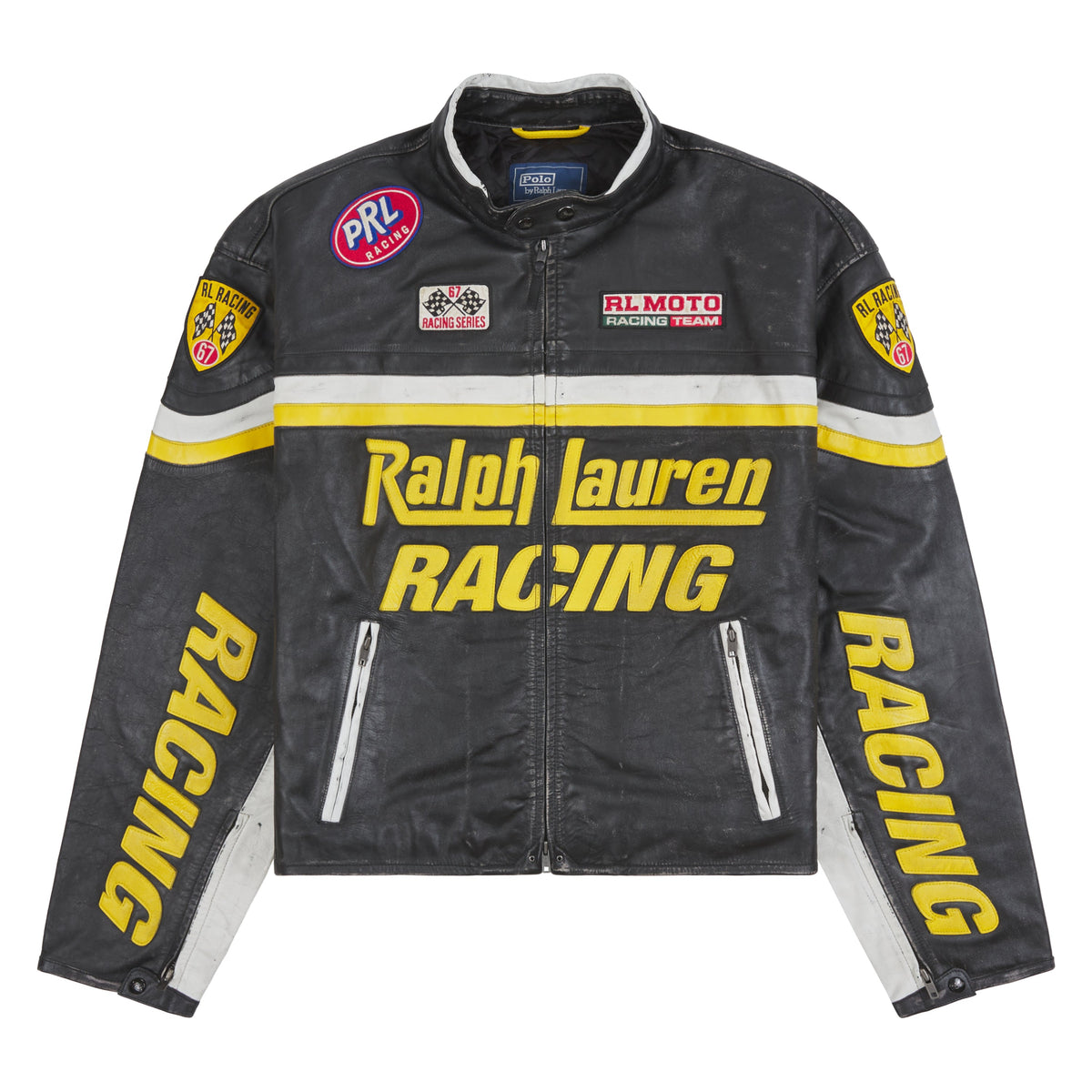 Leather Racing Jacket product image 1, provided for visual reference and product detail review