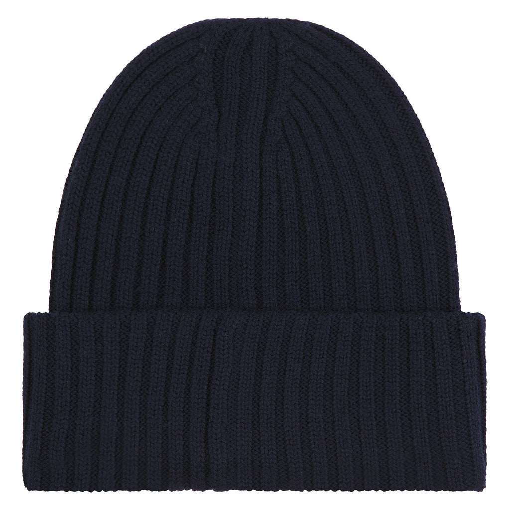 NY Rib Beanie | Newport Navy product image 3, provided for visual reference and product detail review