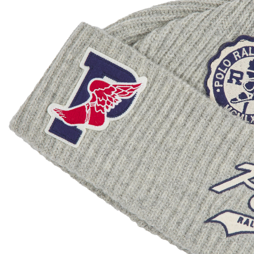 Patch Watch Beanie | Andover Heather product image 2, provided for visual reference and product detail review