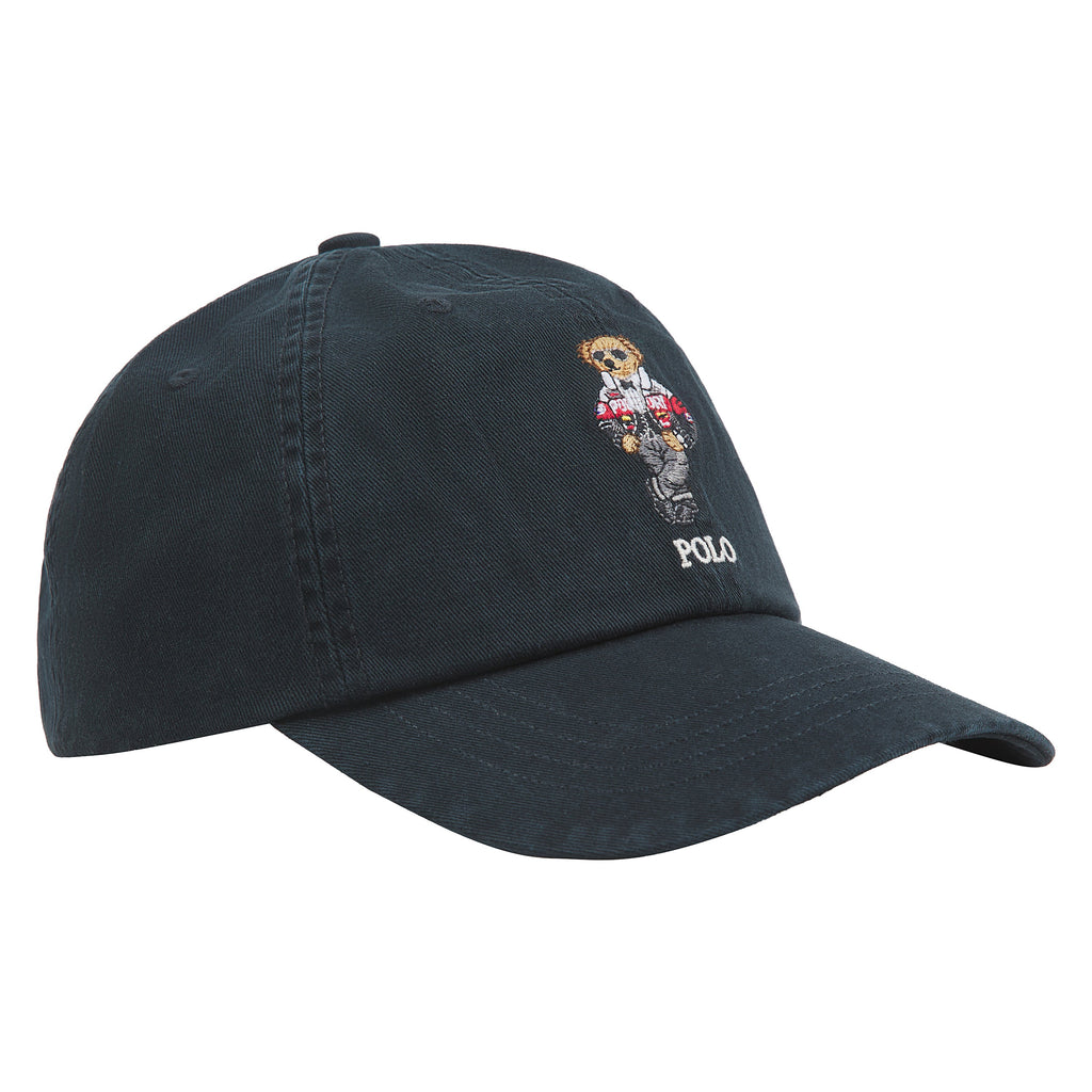 Racing Jacket Bear Hat | Black product image 3, provided for visual reference and product detail review