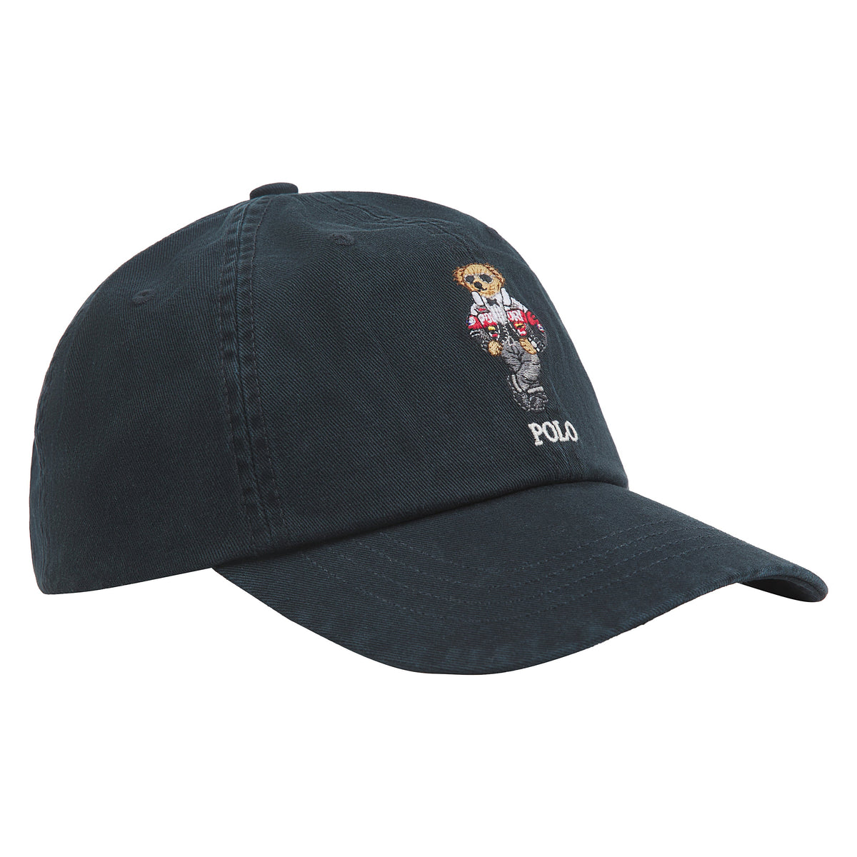 Racing Jacket Bear Hat | Black product image 3, provided for visual reference and product detail review