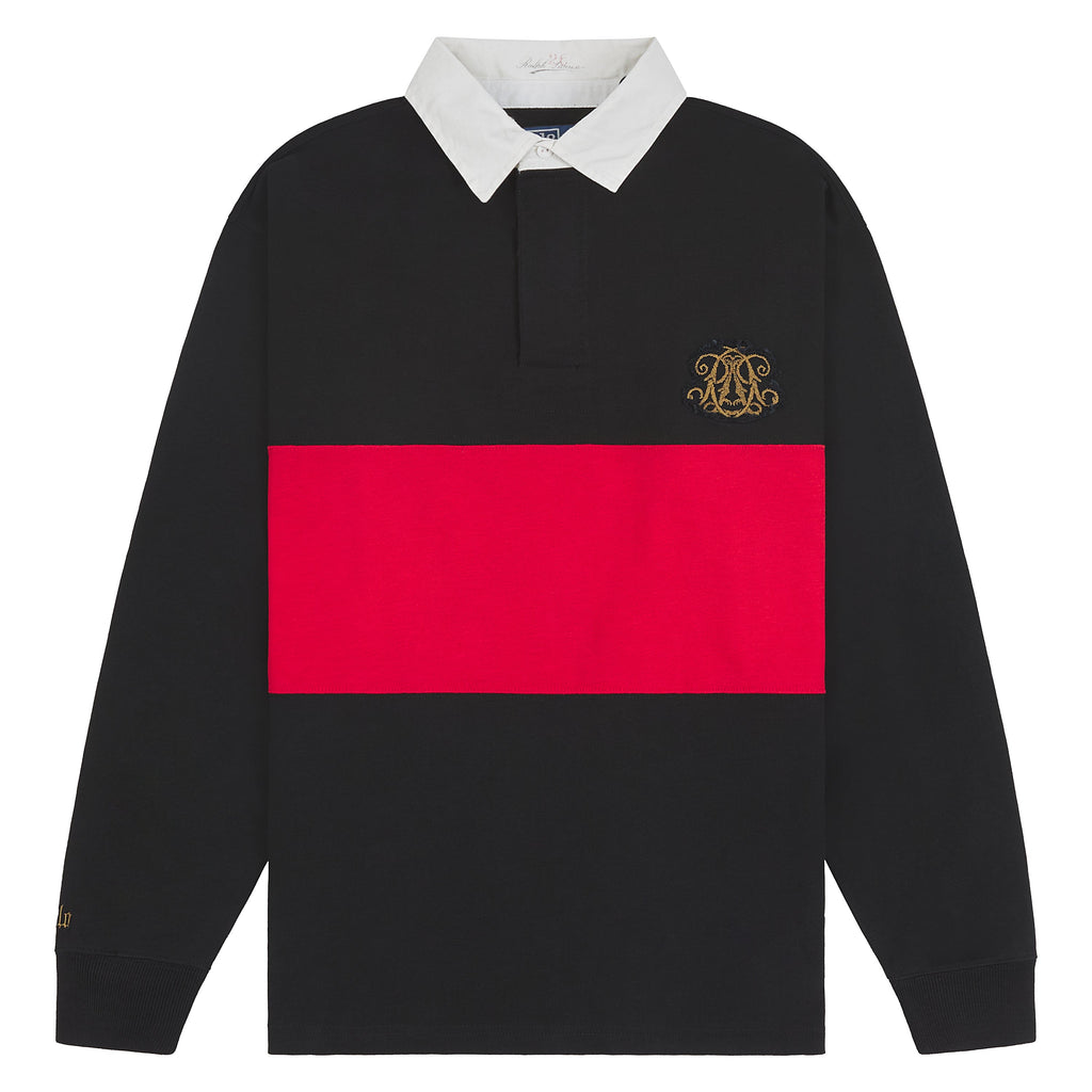 Vintage Rugby Shirt | Black/Red product image 1, provided for visual reference and product detail review