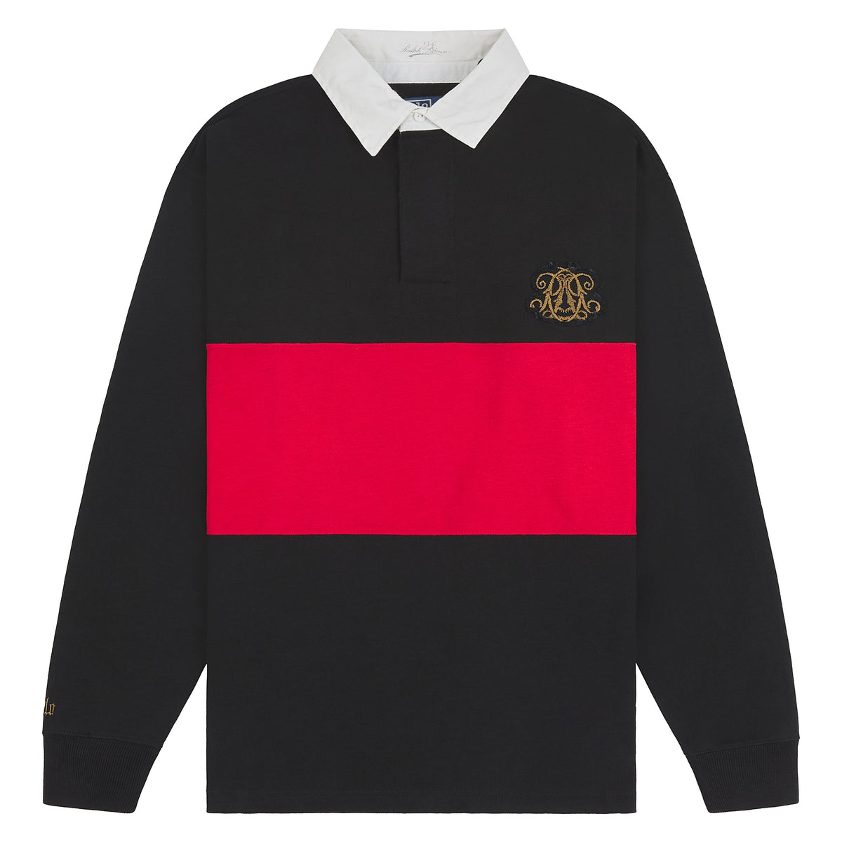 Vintage Rugby Shirt | Black/Red product image 1, provided for visual reference and product detail review