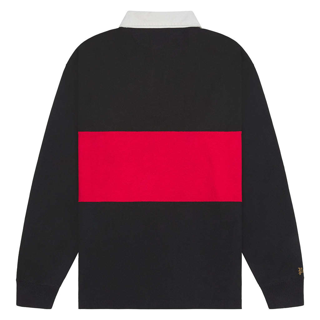 Vintage Rugby Shirt | Black/Red product image 2, provided for visual reference and product detail review