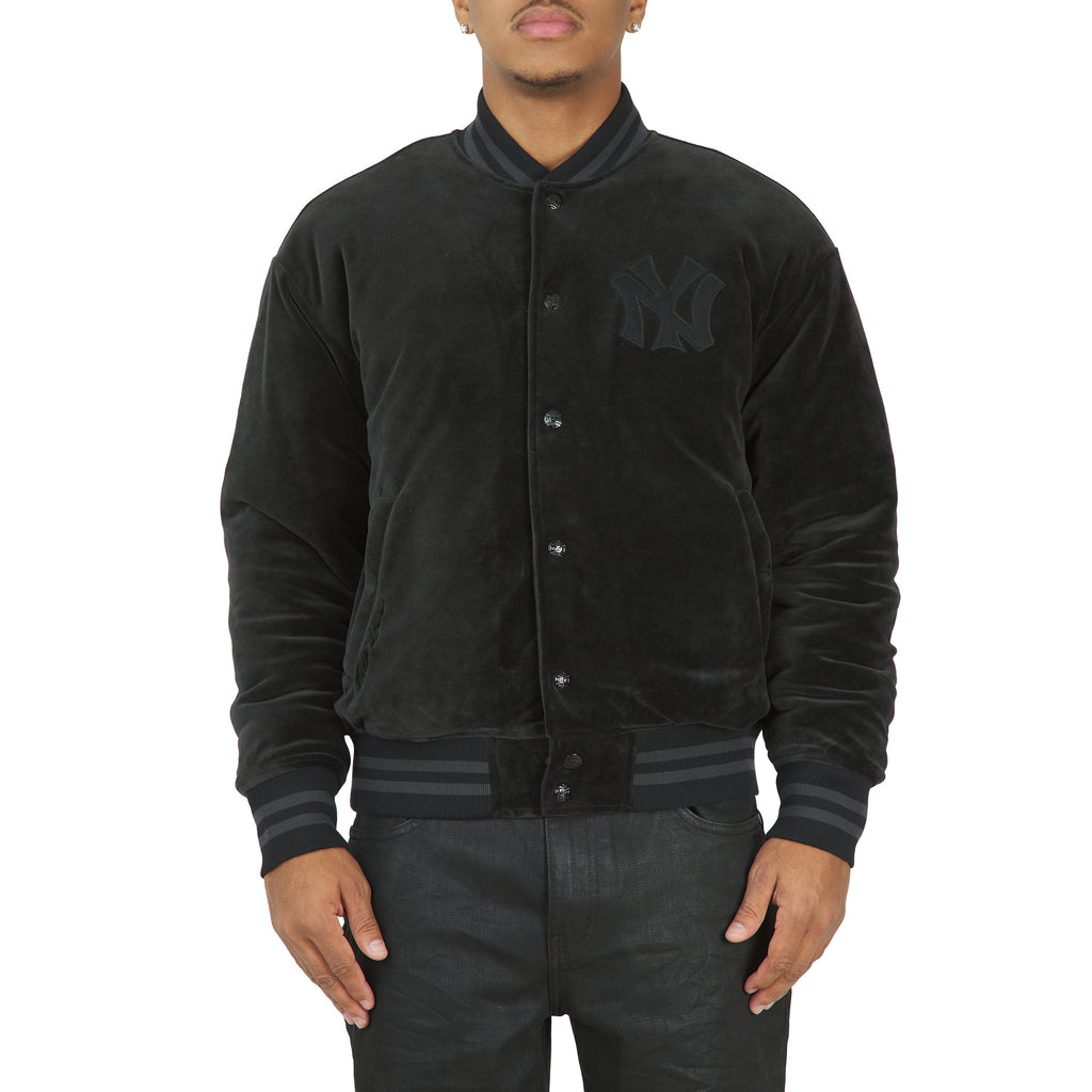 Yankees™ Velour Knit Jacket product image 3, provided for visual reference and product detail review
