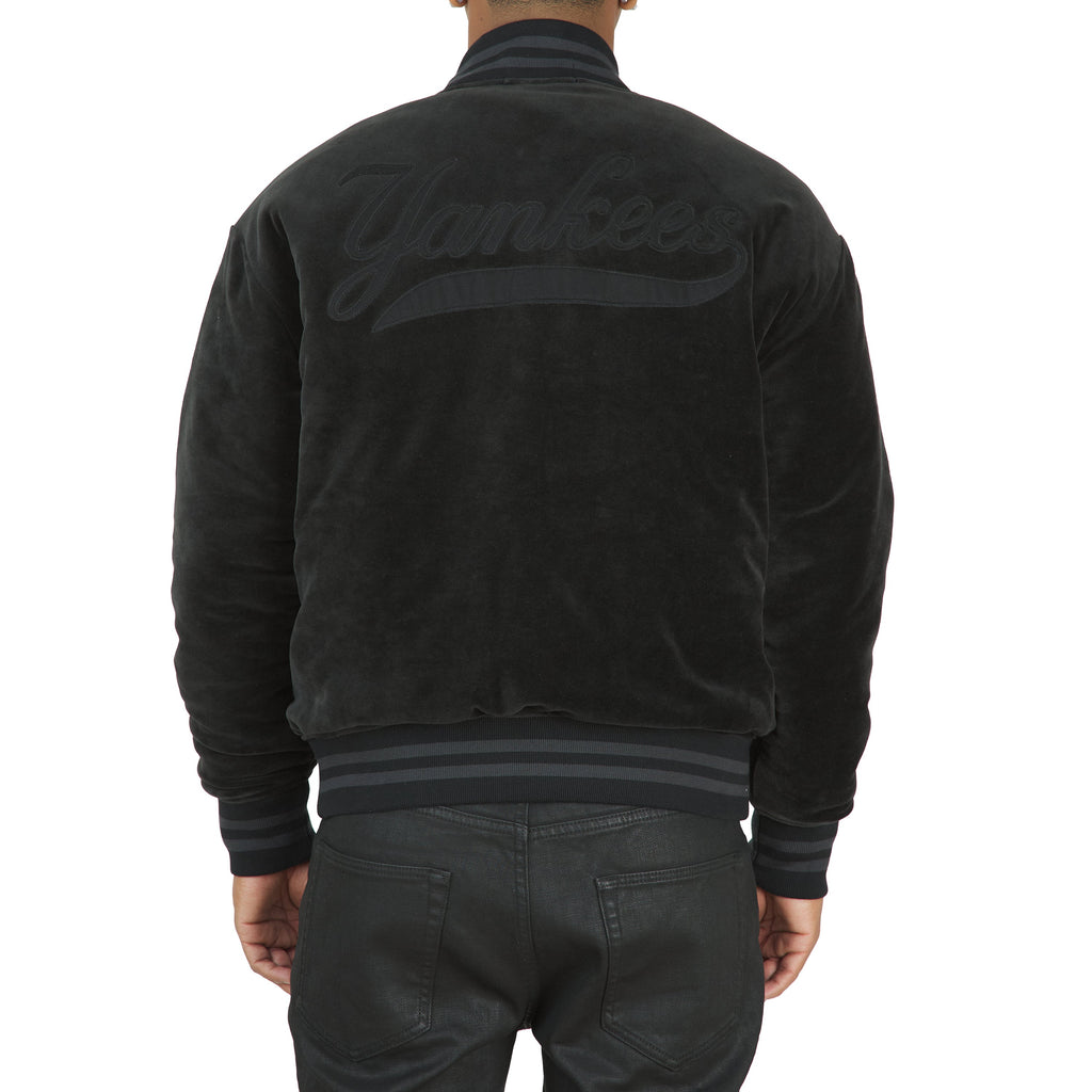 Yankees™ Velour Knit Jacket product image 4, provided for visual reference and product detail review