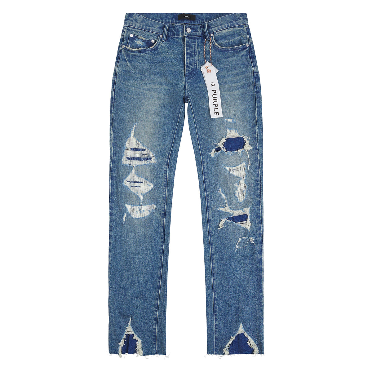 Vint. Heavy Destroy Flared Denim product image 1, provided for visual reference and product detail review