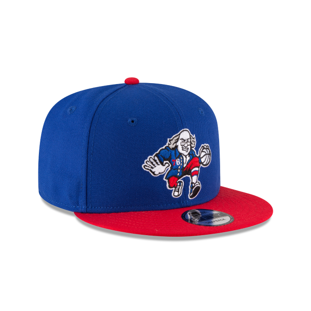 Philadelphia 76ers NBA New Era Men Royal Blue/Red 9Fifty Two Tone Snapback product image 3, provided for visual reference
