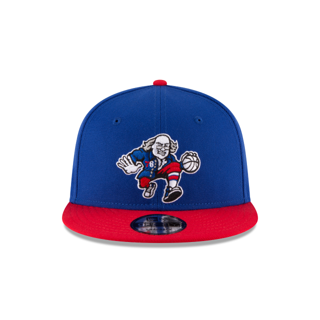 Philadelphia 76ers NBA New Era Men Royal Blue/Red 9Fifty Two Tone Snapback product image 4, provided for visual reference