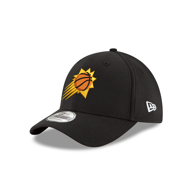 Phoenix Suns NBA New Era Men Black 39Thirty Team Classic Stretch Fit Hat product image 1, provided for visual reference and