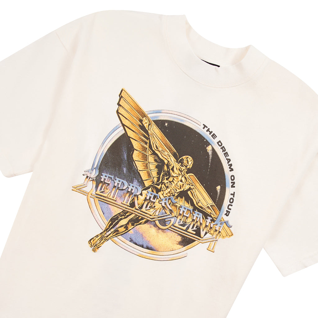 Golden Tour T-Shirt | Flat White product image 3, provided for visual reference and product detail review