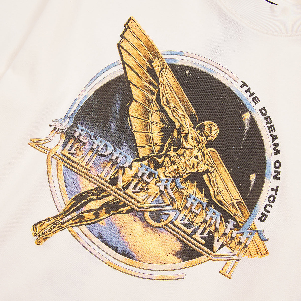 Golden Tour T-Shirt | Flat White product image 4, provided for visual reference and product detail review