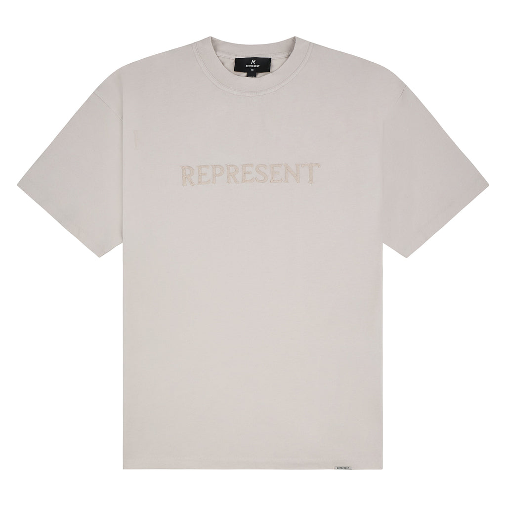 Embroidered Serif T-Shirt | Concrete product image 1, provided for visual reference and product detail review