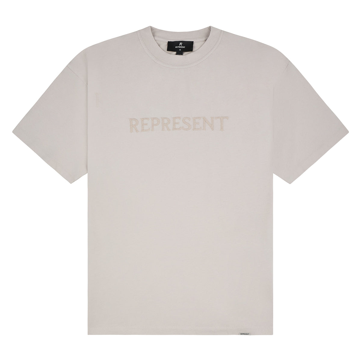 Embroidered Serif T-Shirt | Concrete product image 1, provided for visual reference and product detail review