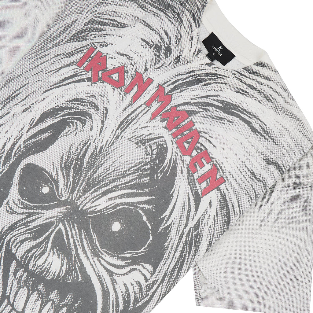 Iron Maiden Killers T-Shirt | Flat White product image 3, provided for visual reference and product detail review
