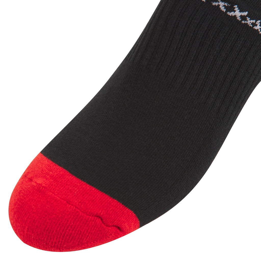 Saint Sock | Black/Red product image 4, provided for visual reference and product detail review