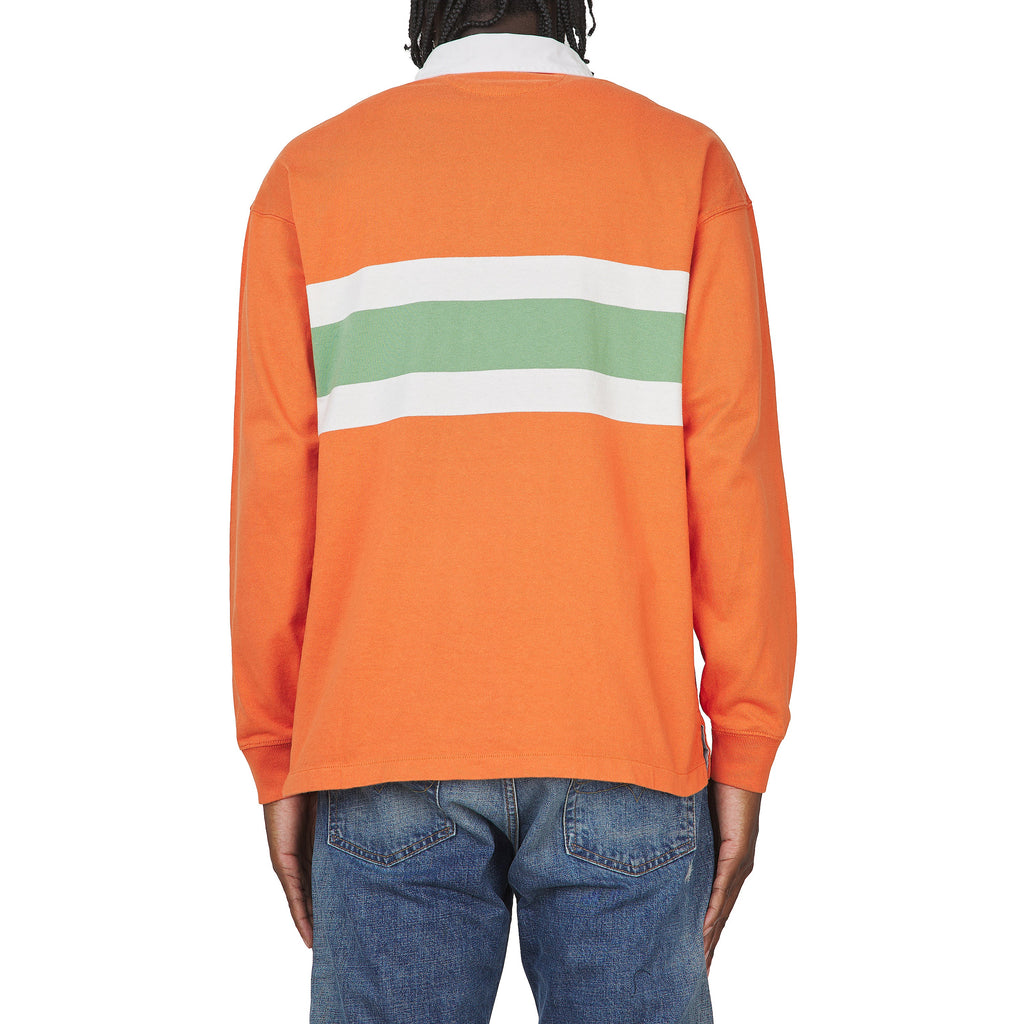 Striped Rugby Shirt | Solar Sky Multi product image 4, provided for visual reference and product detail review