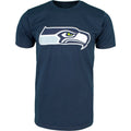 Seattle Seahawks NFL 47 Brand Men Navy Primary Logo Fan T-Shirt product image 1, provided for visual reference and product