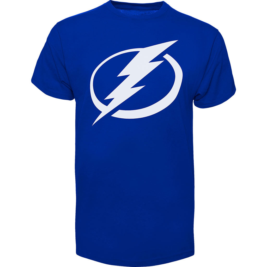 Tampa Bay Lightning NHL 47 Brand Men Royal Imprint Fan T-Shirt product image 1, provided for visual reference and product