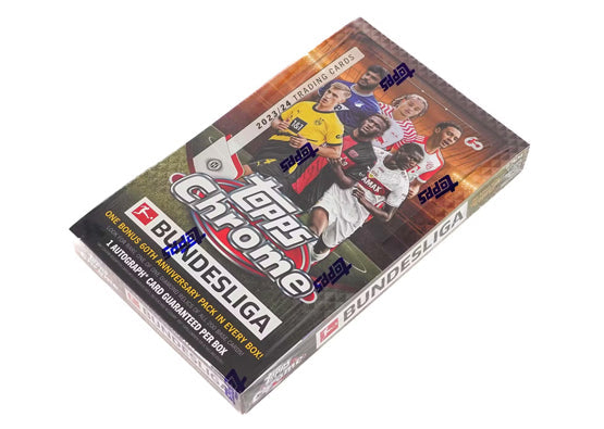 Topps 23-2024 Bundesliga Chrome Soccer Hobby Box product image 1, provided for visual reference and product detail review