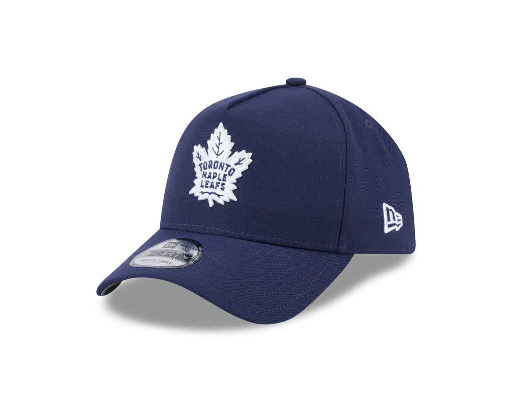 Toronto Maple Leafs NHL New Era Men Navy 9Forty A-Frame Adjustable Hat product image 1, provided for visual reference and