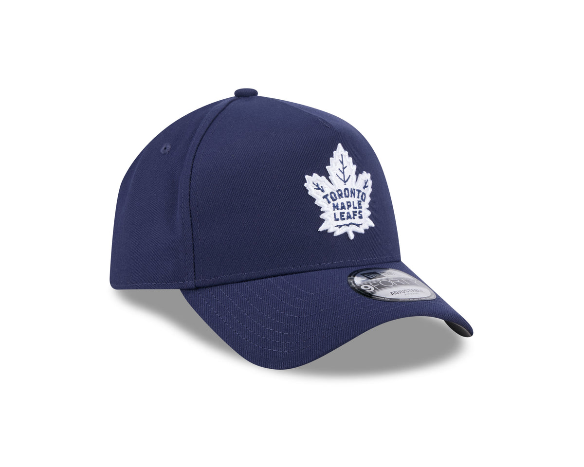 Toronto Maple Leafs NHL New Era Men Navy 9Forty A-Frame Adjustable Hat product image 4, provided for visual reference and