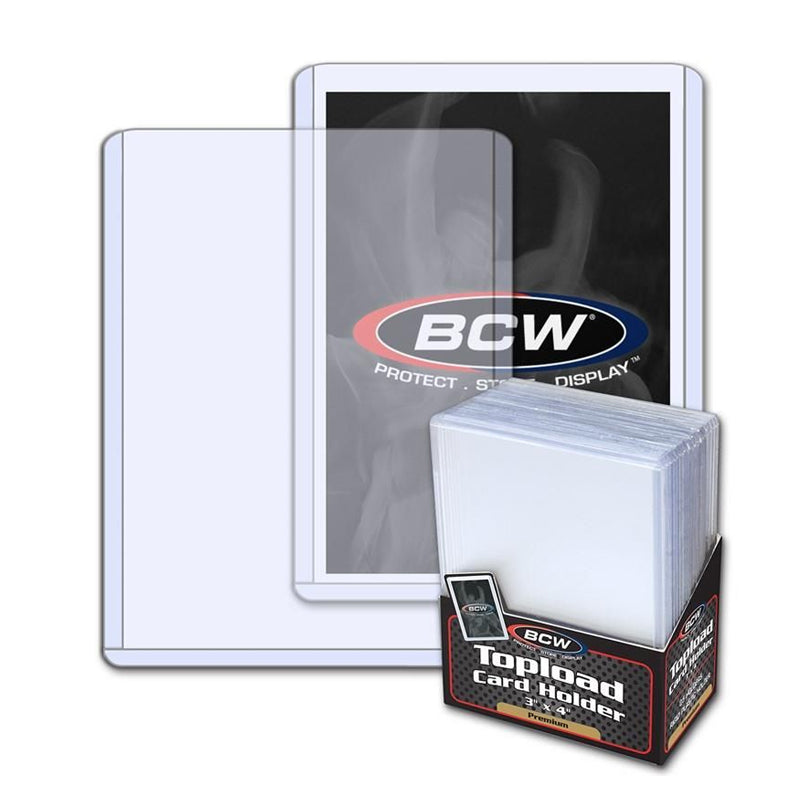 BCW 3"x 4" Premium Top Loader product image 1, provided for visual reference and product detail review