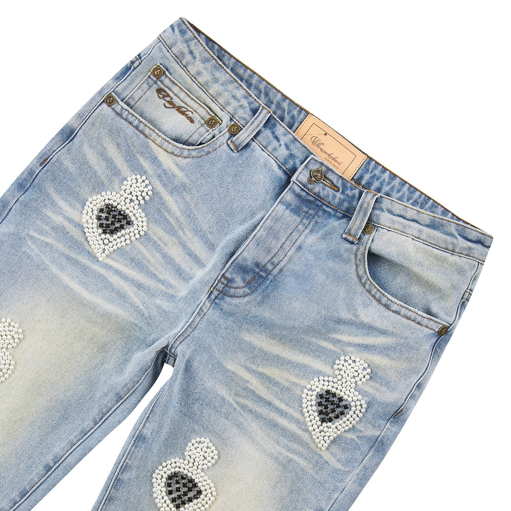 Diamond Denim | Light Blue Wash/Black product image 2, provided for visual reference and product detail review