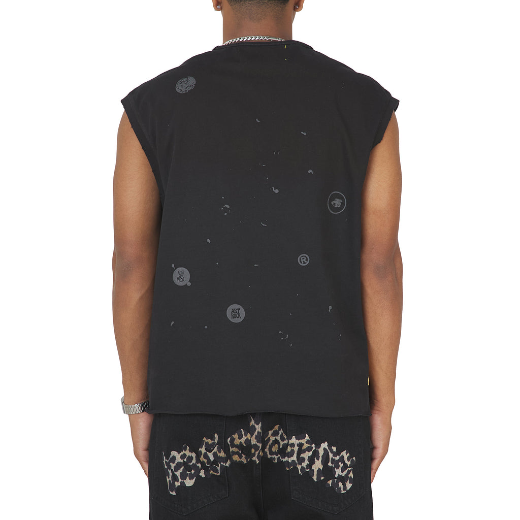 Repainted Logo Sleeveless T-Shirt product image 4, provided for visual reference and product detail review