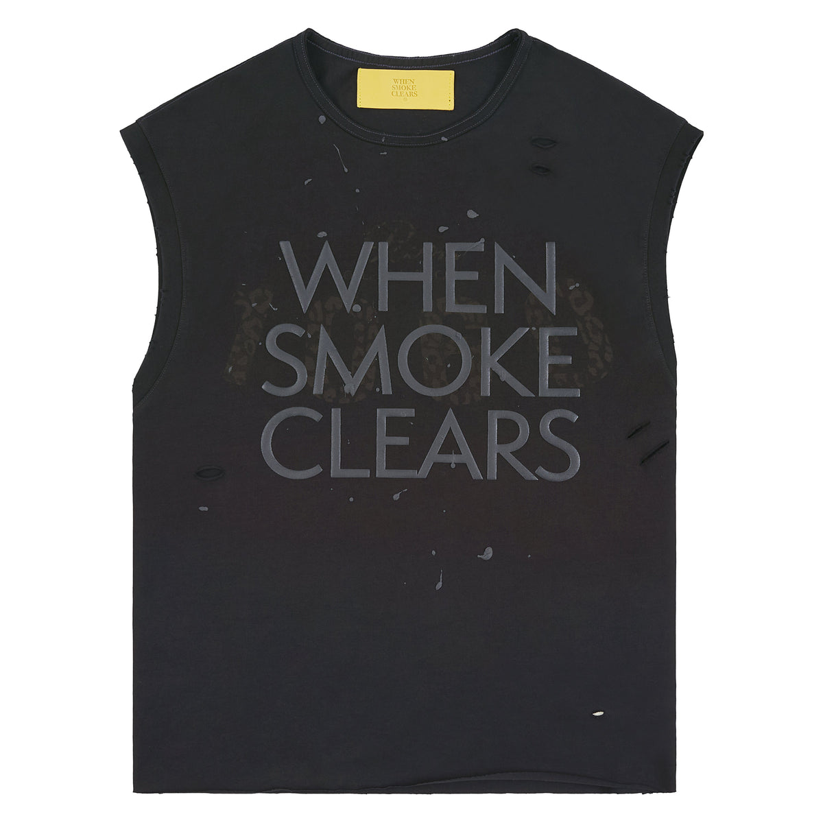 Repainted Logo Sleeveless T-Shirt product image 1, provided for visual reference and product detail review