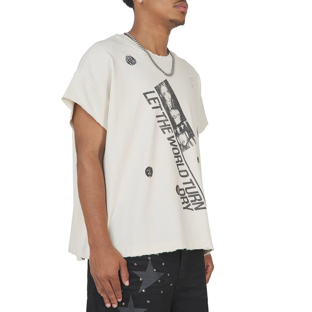 Turn Dry Sleeveless T-Shirt product image 2, provided for visual reference and product detail review