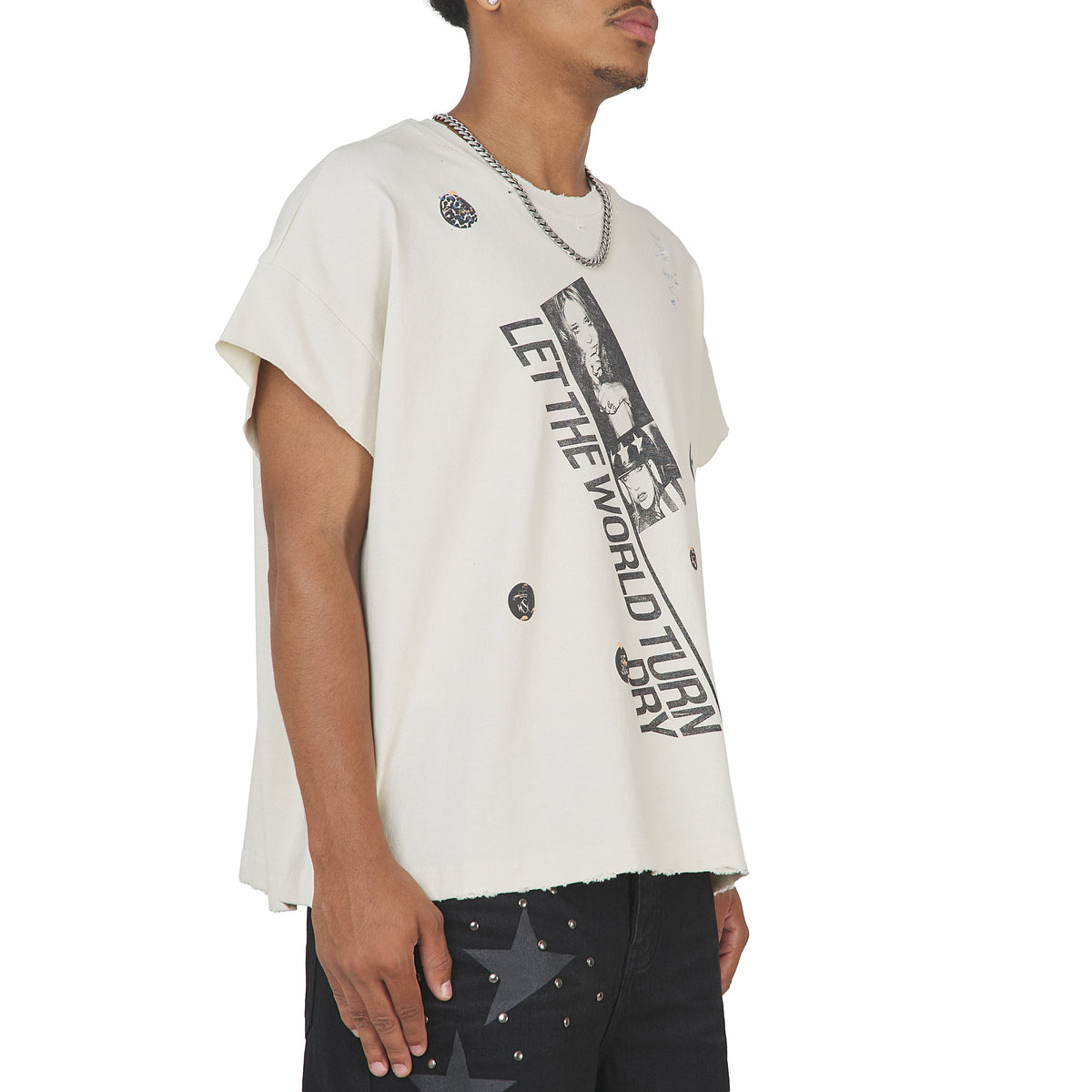 Turn Dry Sleeveless T-Shirt product image 2, provided for visual reference and product detail review