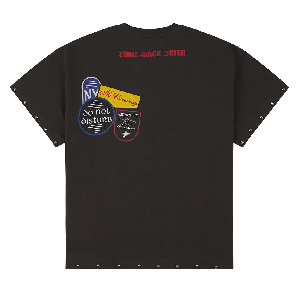 Do Not Disturb T-Shirt | Black Wash product image 4, provided for visual reference and product detail review