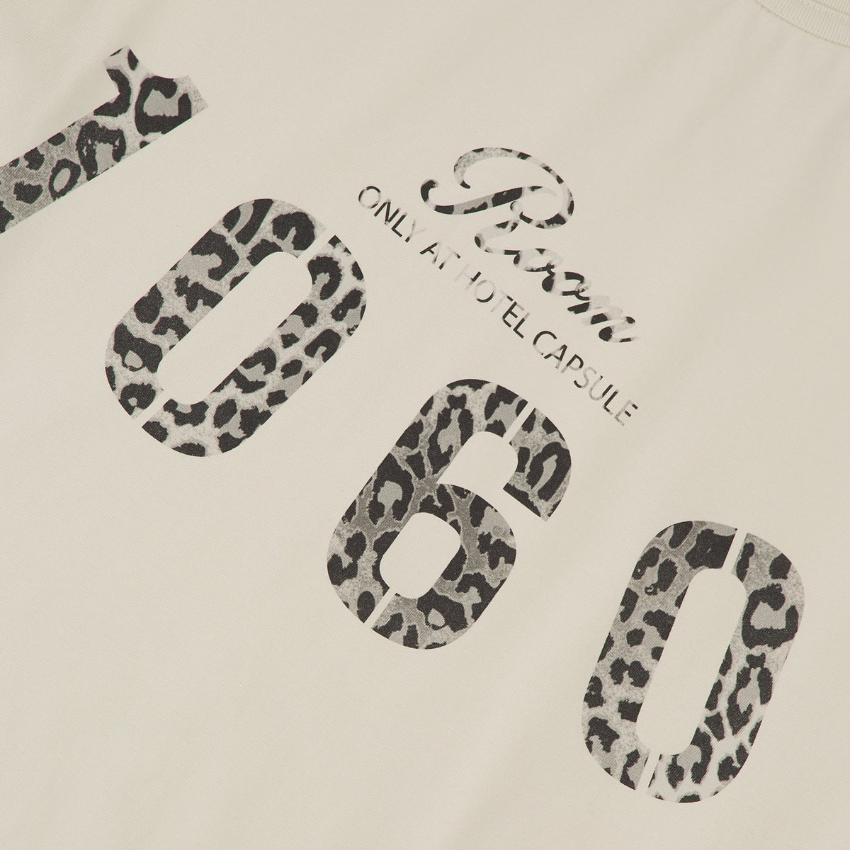 Room 1060 T-Shirt | White product image 2, provided for visual reference and product detail review