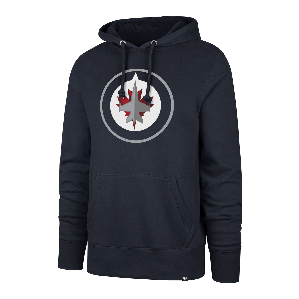 Winnipeg Jets NHL 47 Brand Men Navy Imprint Headline Pullover Hoodie product image 1, provided for visual reference and