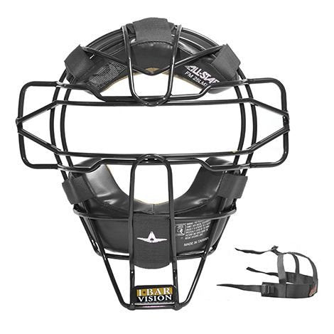Superlight Traditional Umpire's Face Mask Black product image 1, provided for visual reference and product detail review