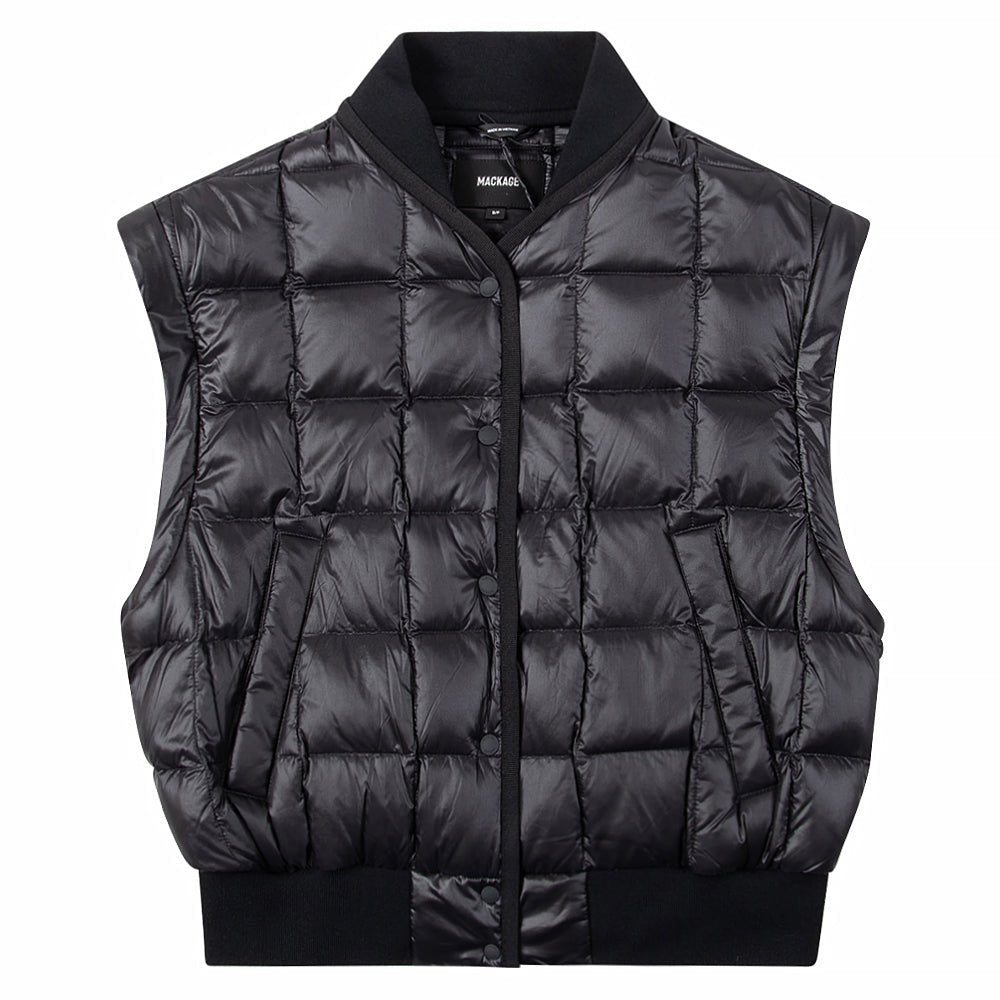 Ani 2-in-1 Down Bomber Jacket | Black for Women product image 2, provided for visual reference and product detail review