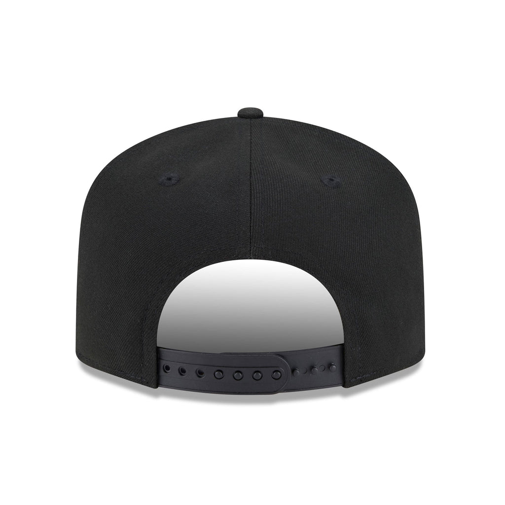 Boston Bruins NHL New Era Men Black 9FIfty Script A-Frame Snapback product image 2, provided for visual reference and