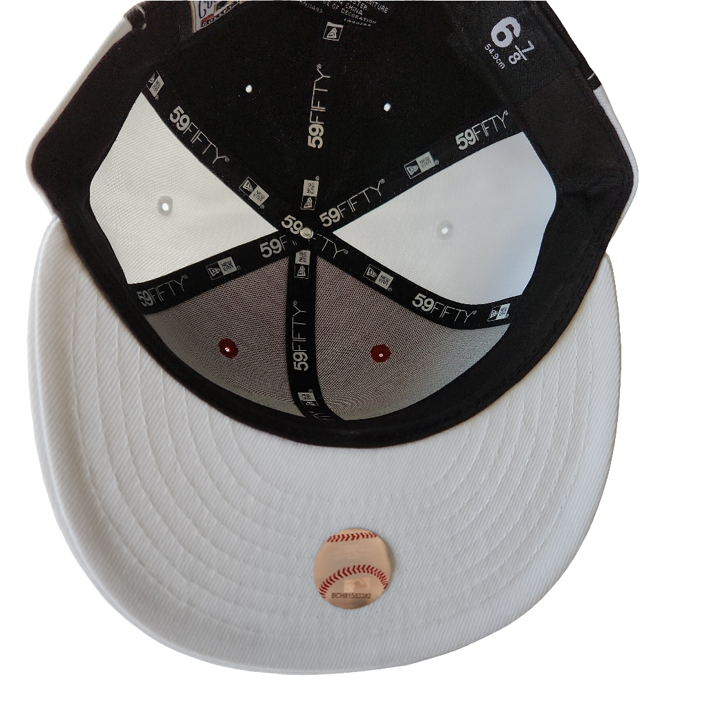 Montreal Expos MLB New Era Men Red/White 59Fifty Cooperstown Fitted Hat product image 6, provided for visual reference and