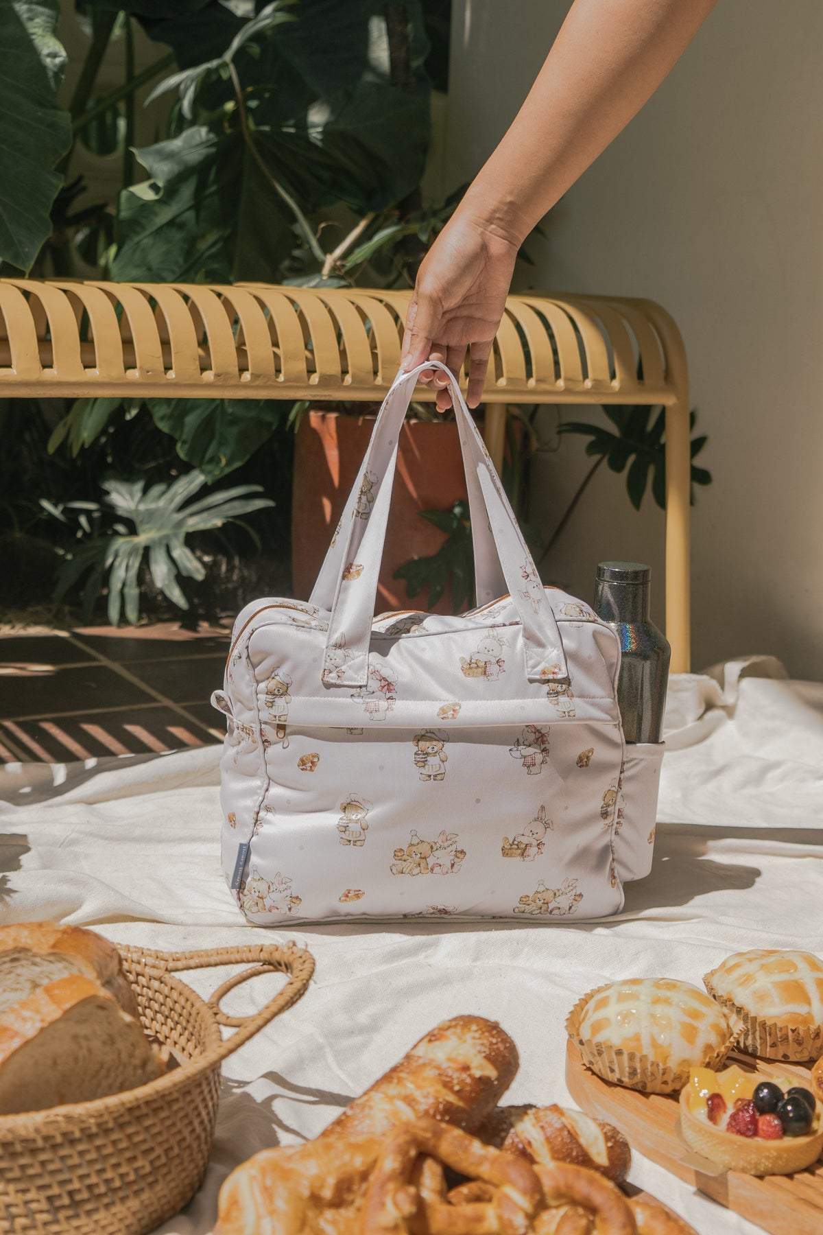 [Wetbag] - Bakery Cafe Wetbag - BROWN ZIPPER