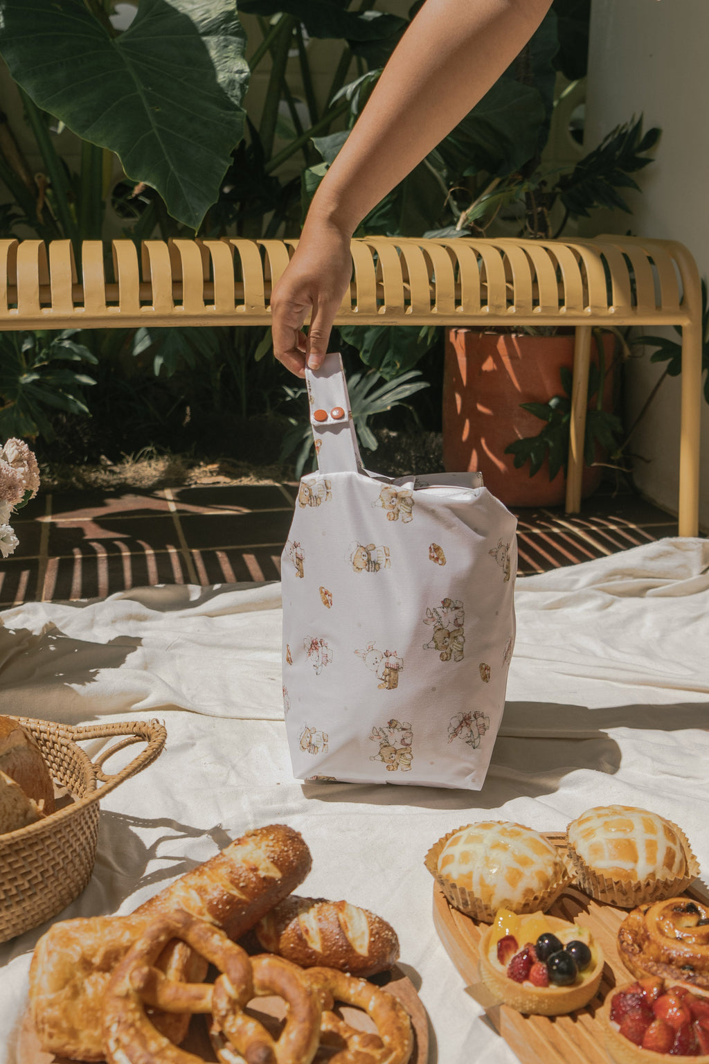 [Wetbag] - Bakery Cafe Wetbag - BROWN ZIPPER