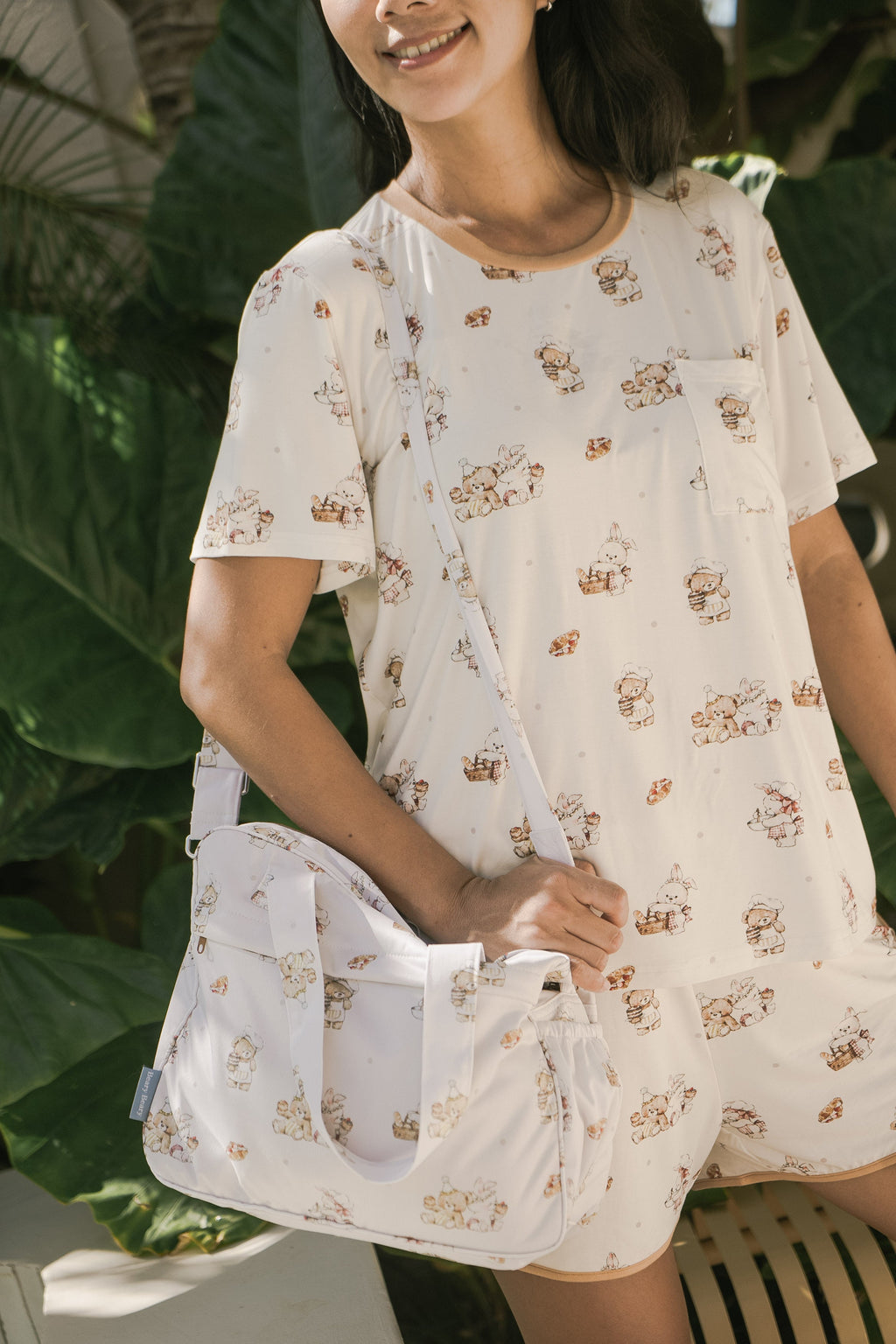 [Wetbag] - Bakery Cafe Wetbag - BROWN ZIPPER