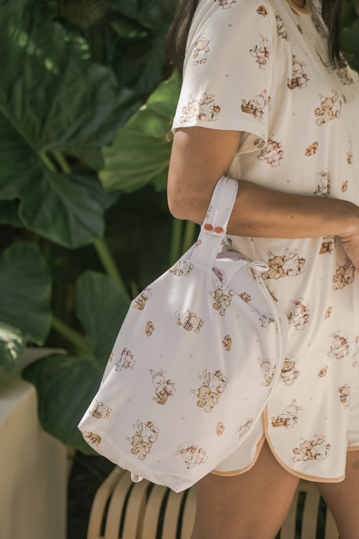 [Wetbag] - Bakery Cafe Wetbag - BROWN ZIPPER