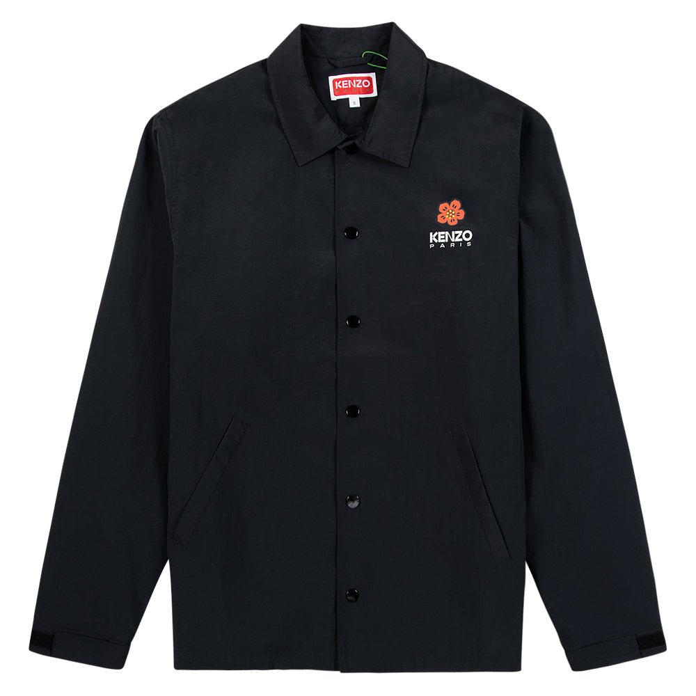Boke Flower Coach Jacket | Black product image 1, provided for visual reference and product detail review