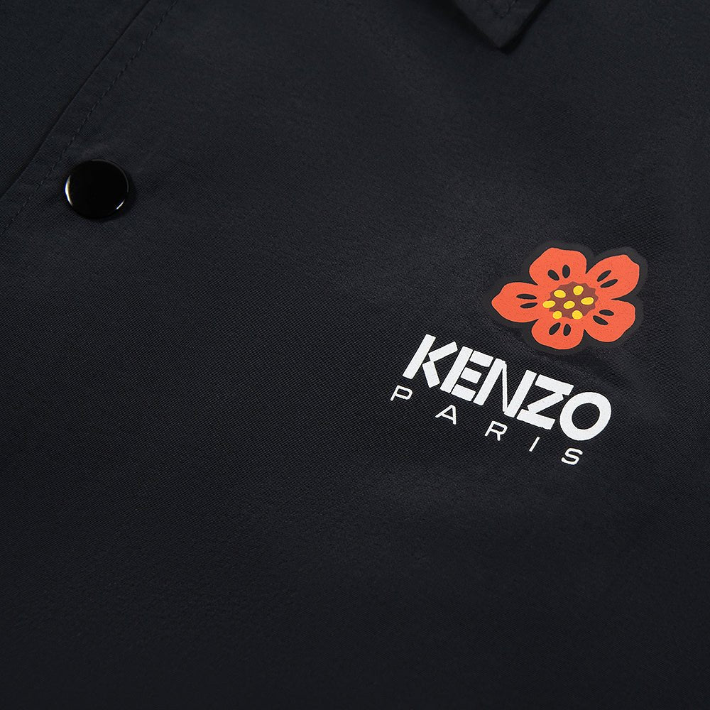 Boke Flower Coach Jacket | Black product image 3, provided for visual reference and product detail review