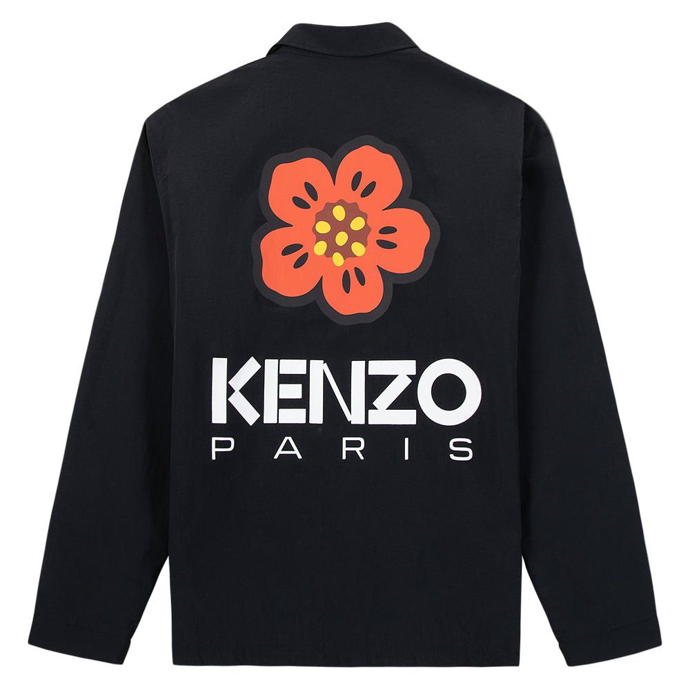 Boke Flower Coach Jacket | Black product image 2, provided for visual reference and product detail review