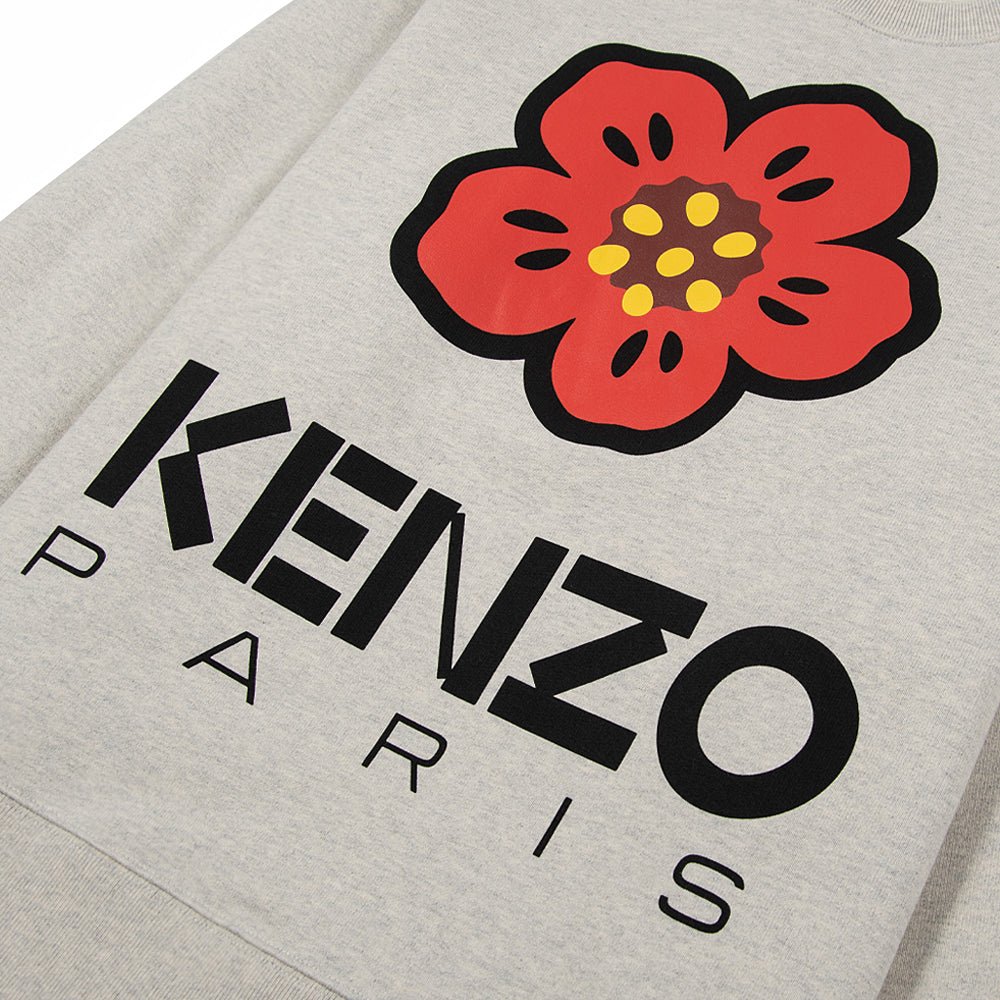 Boke Flower Sweatshirt | Pale Grey product image 2, provided for visual reference and product detail review