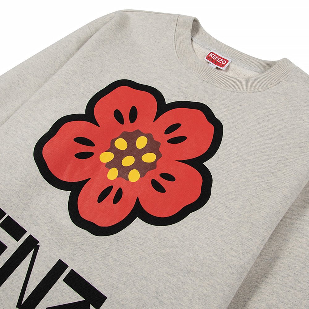 Boke Flower Sweatshirt | Pale Grey product image 3, provided for visual reference and product detail review