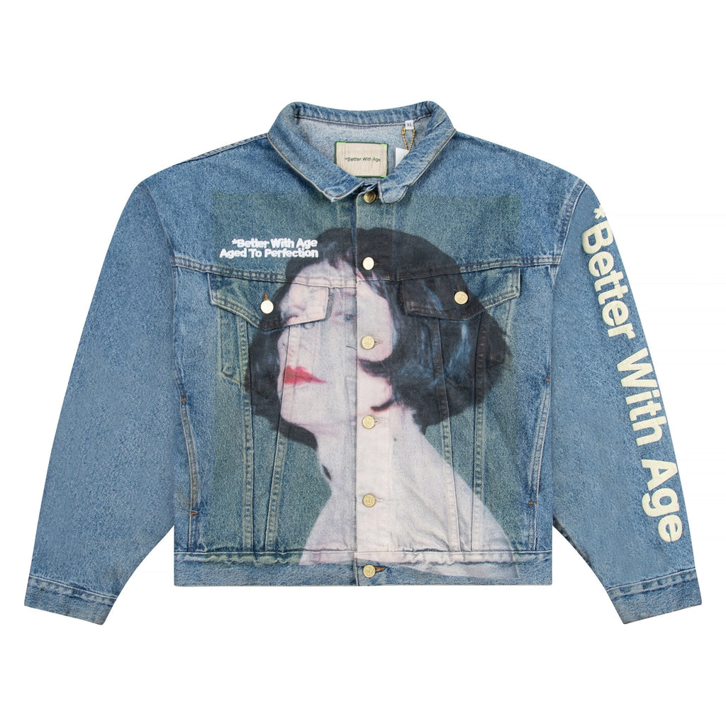 Brandy Denim Jacket | Medium Wash product image 1, provided for visual reference and product detail review