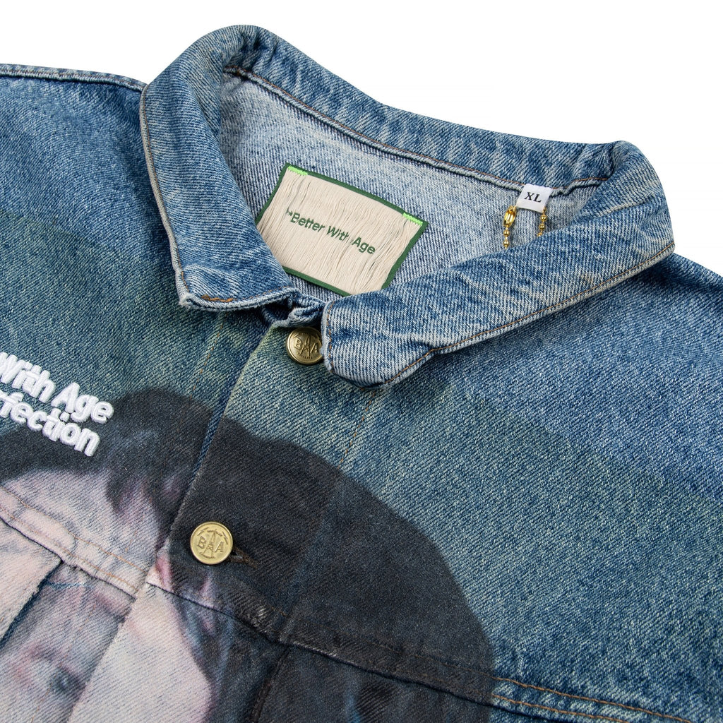 Brandy Denim Jacket | Medium Wash product image 4, provided for visual reference and product detail review